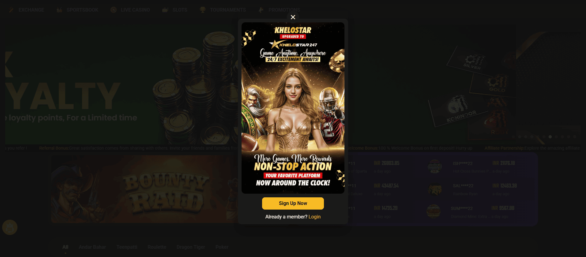 Khelostar Casino Login